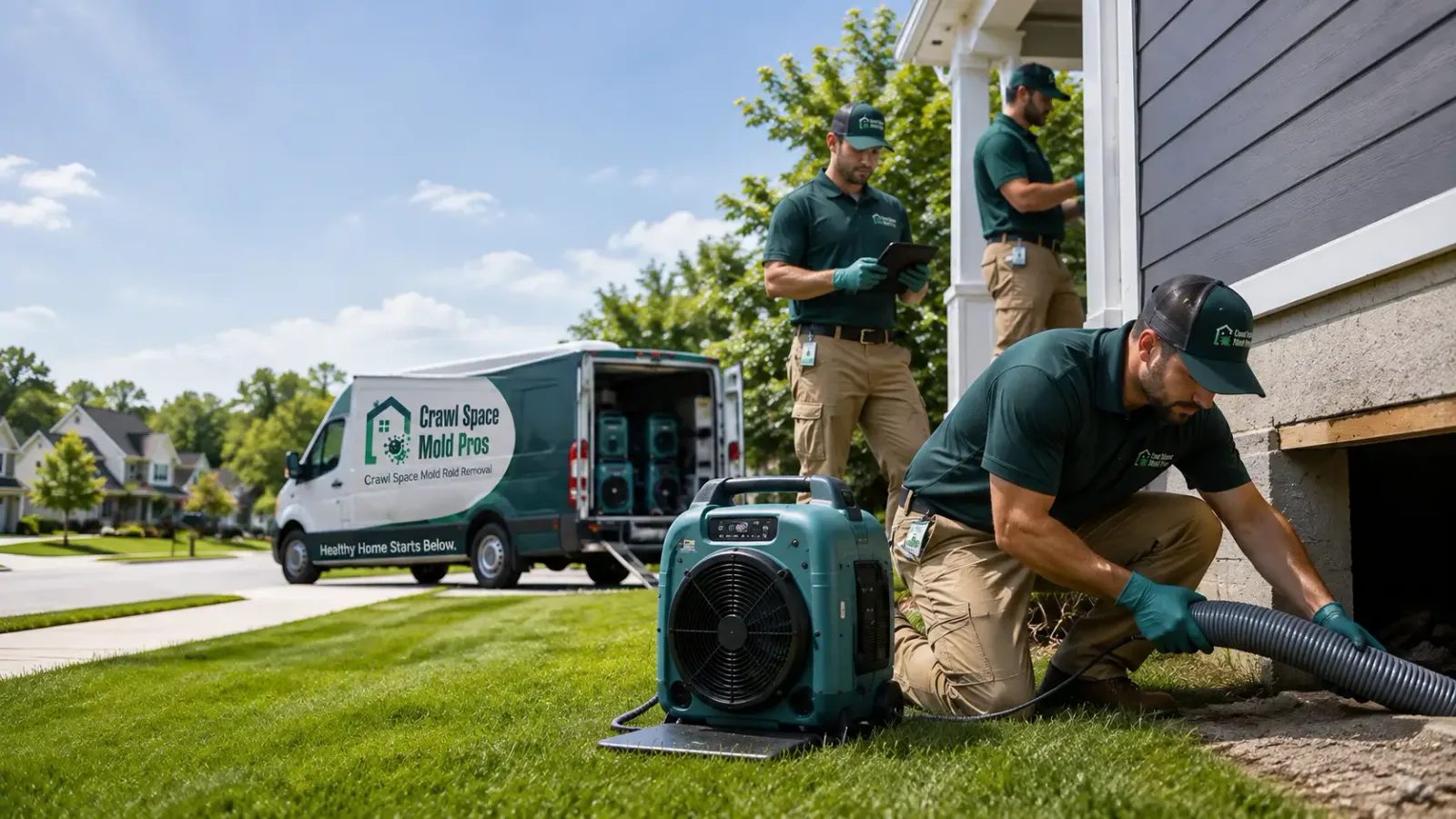 Crawl Space Mold Removal in Alden, KS